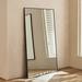 Mercer41 Yadelyn Aluminum Rectangle Floor Mirror in Black | 64 H x 21 W x 13.7 D in | Wayfair 330E3384E250467BBF6126484D189717