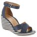 Vionic Marina - Womens 9.5 Navy Sandal Medium