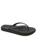 Sanuk Funshine Gem - Womens 6 Black Sandal Medium