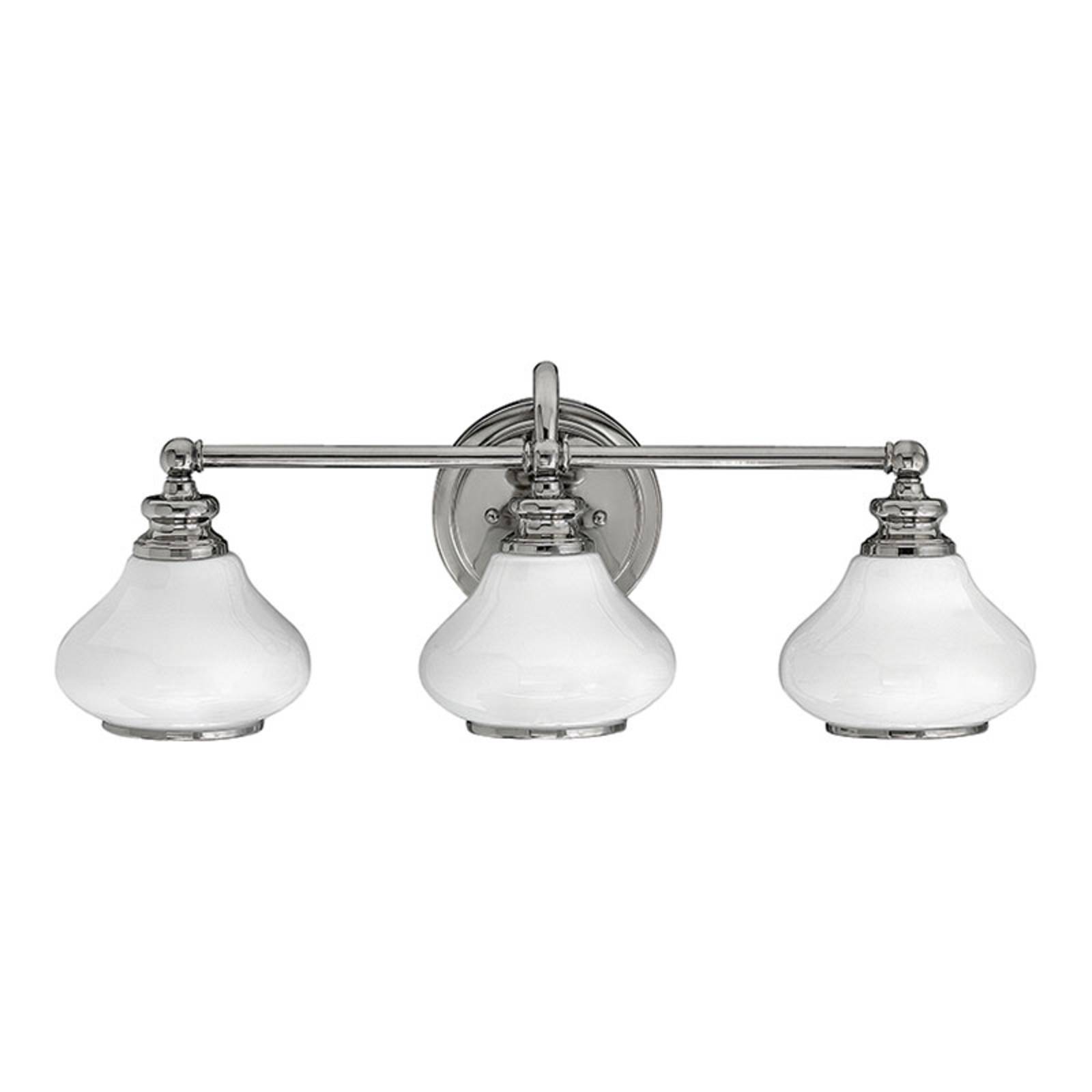 KICHLER Wandlampe Ainsley, chrom / silber, für Badezimmer, Metall, Modern, Wandleuchte, Wandlampe Bad