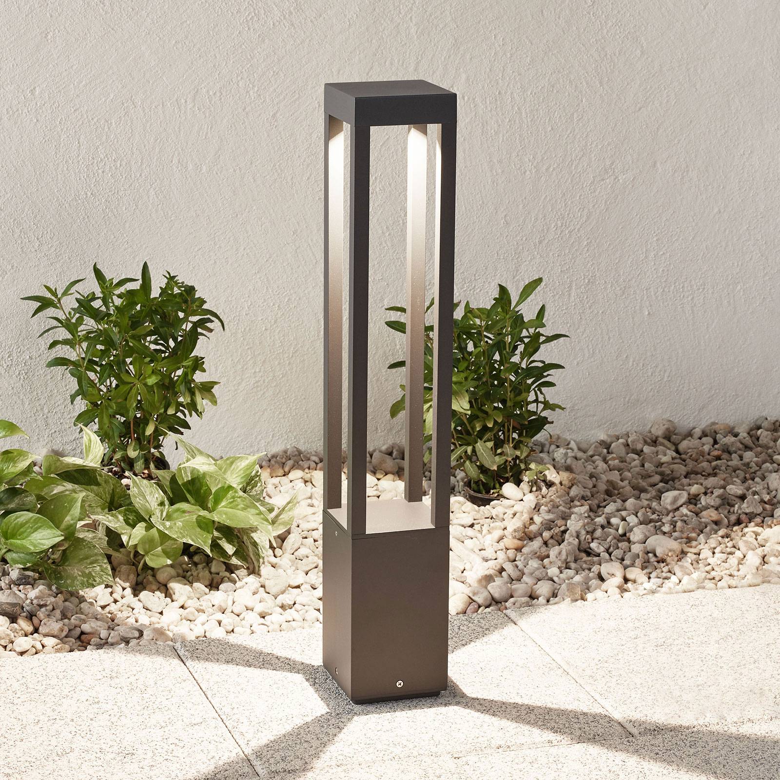 FARO BARCELONA LED Wegeleuchte AGRA, schwarz, Aluminium, Modern, LED Außenleuchte