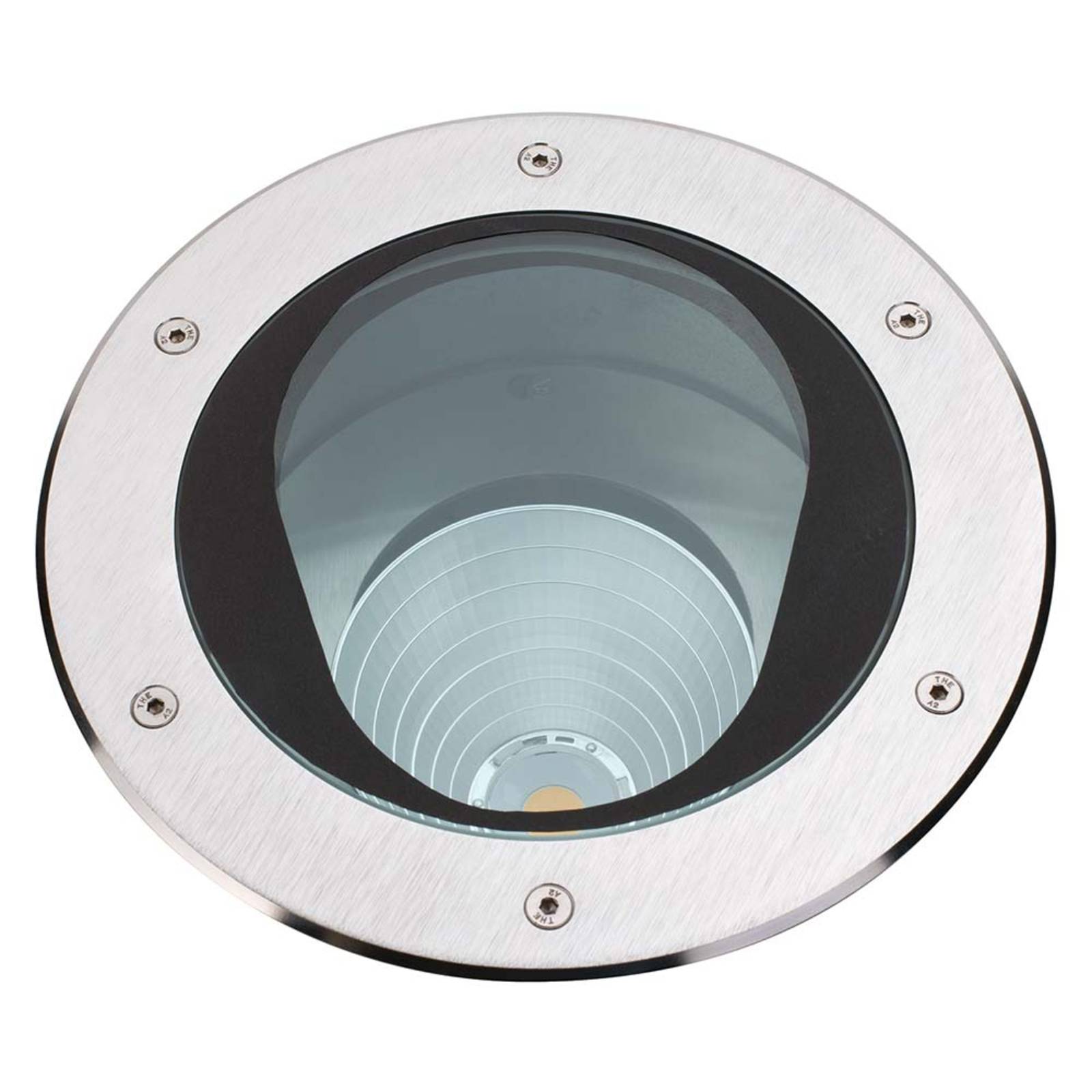 Albert Leuchten Schwenkbarer LED-Bodeneinbaustrahler Titus 16W, alu / grau / zink, Aluminium, LED Bodeneinbauleuchte