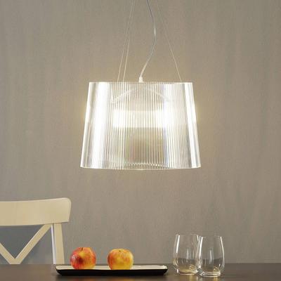 Kartell Design Hängelampe Gè, klar / transparent, für Wohn- / Esszimmer, Kunststoff, Design, Pendelleuchte