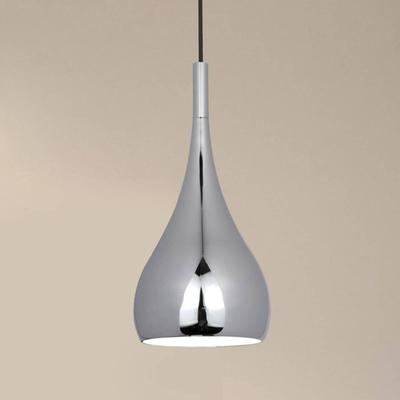 Näve Hängelampe Retro, dimmbar, chrom / silber, für Wohn- / Esszimmer, Metall, Modern, Pendelleuchte Image