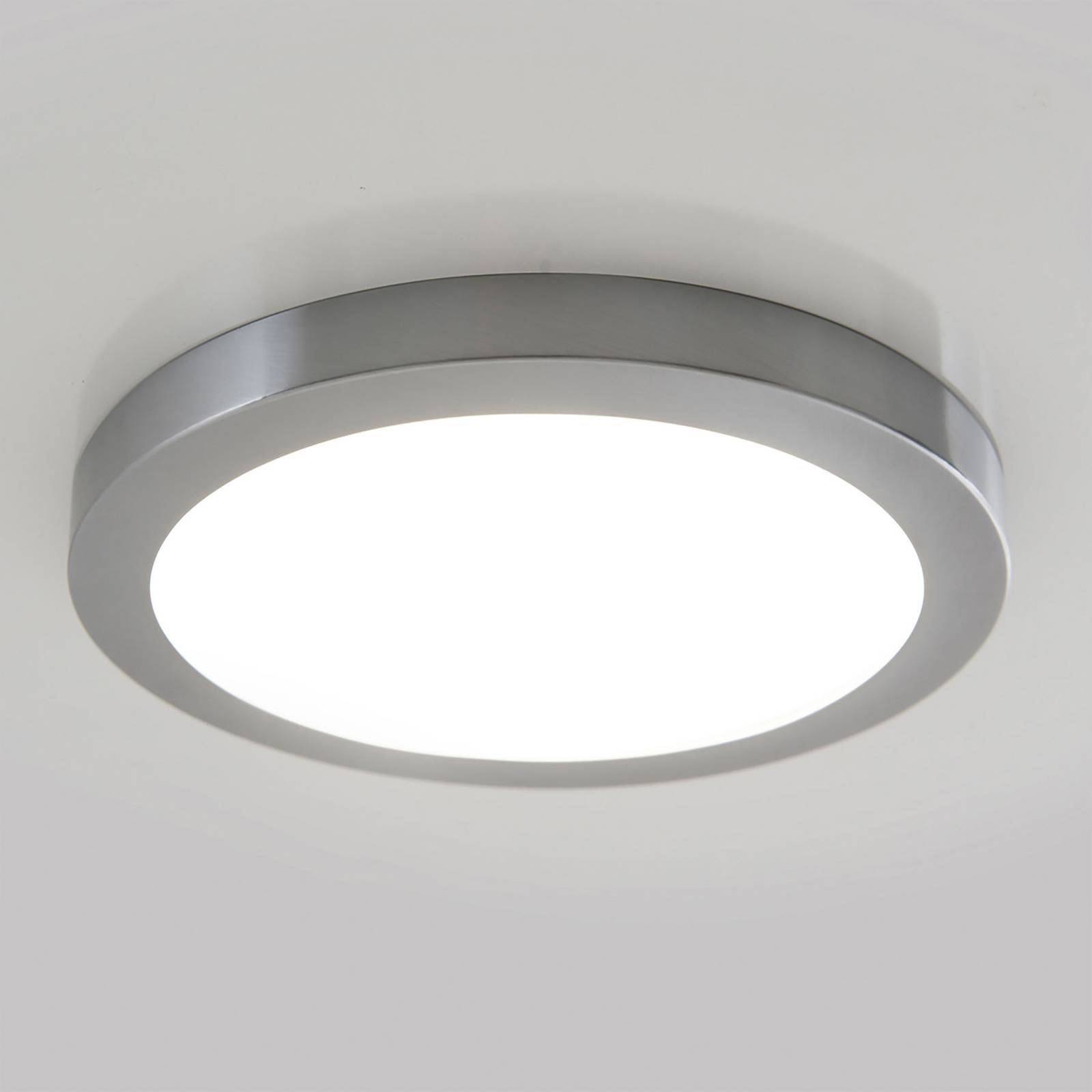 Näve LED Deckenlampe Bonus, alu / grau / zink, für Wohn- / Esszimmer, Aluminium, Modern, LED Deckenleuchte
