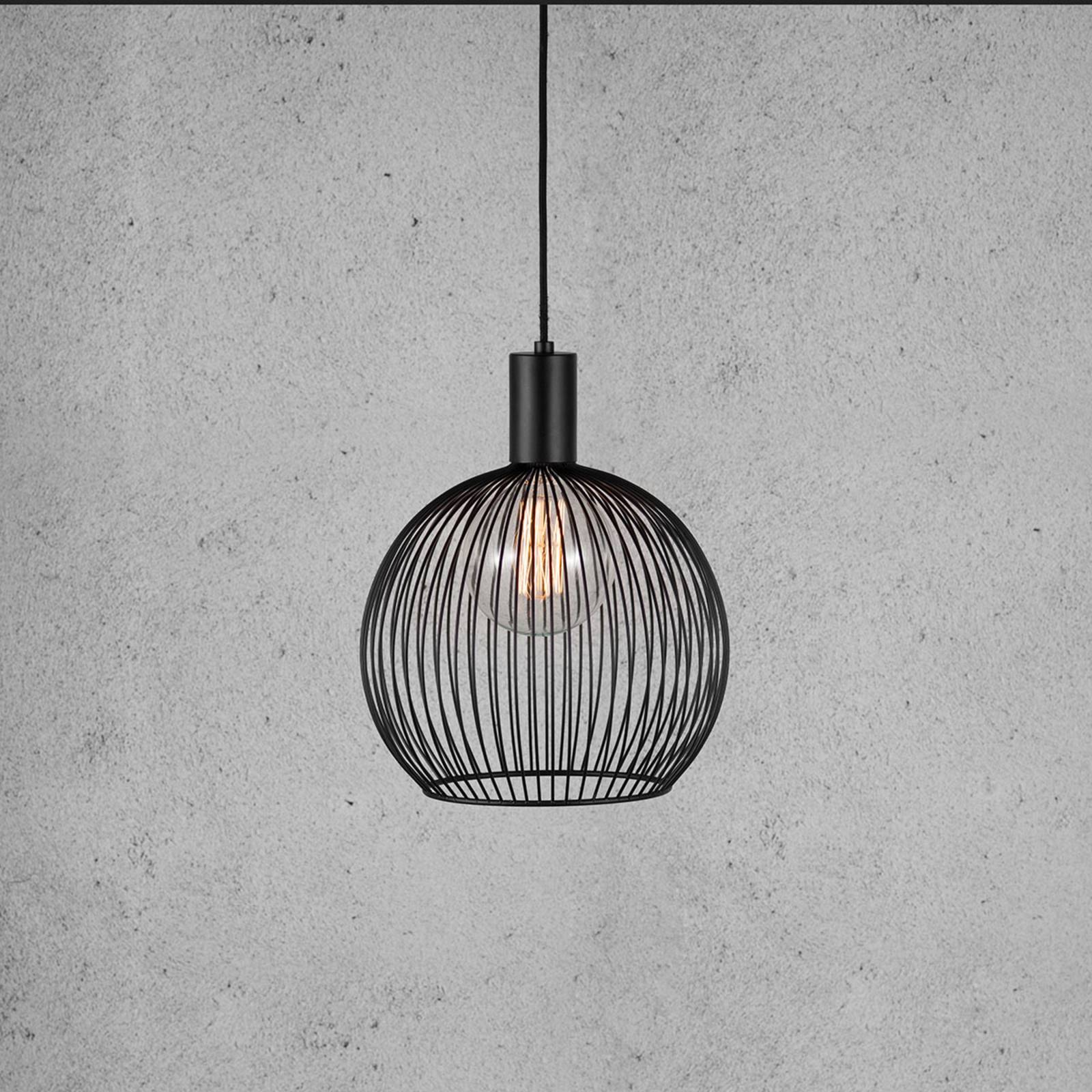 DFTP by Nordlux Hängelampe Aver, dimmbar, schwarz, für Wohn- / Esszimmer, Metall, Skandinavisch, Pendelleuchte