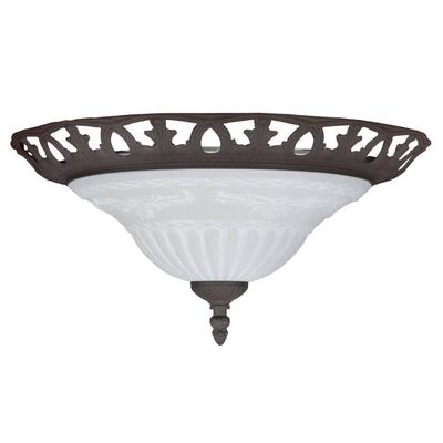 Trio Lighting Deckenlampe RUST, dimmbar, braun / rost, für Wohn- / Esszimmer, Metall, Modern, Deckenlampe Image