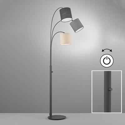 FISCHER & HONSEL Stehleuchte Shade, sand/grau/schwarz, dreiflammig Image