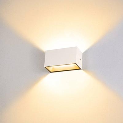 SLV LED Aussenwandleuchte Sitra, weiß / opal, Aluminium, Modern, LED Wandleuchte außen Image