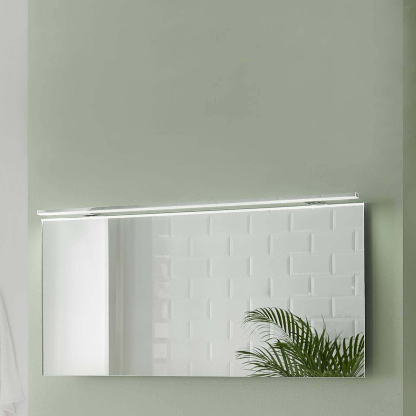 Ebir Wandlampe Esther, chrom / silber, für Badezimmer, Aluminium, Modern, Wandleuchte, Wandlampe Bad