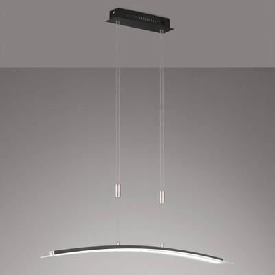 FISCHER & HONSEL Hängelampe Metis, dimmbar, schwarz, für Wohn- / Esszimmer, Metall, Modern Image
