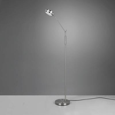 Trio Lighting LED Stehlampe Franklin, dimmbar, alu / grau / zink, für Wohn- / Esszimmer, Metall, Modern, LED Stehlampe Image
