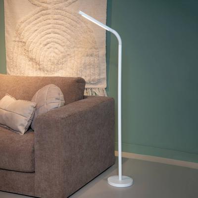 Lucide LED Stehlampe Gilly, dimmbar, weiß / opal, für Wohn- / Esszimmer, Metall, Modern, LED Stehlampe Image