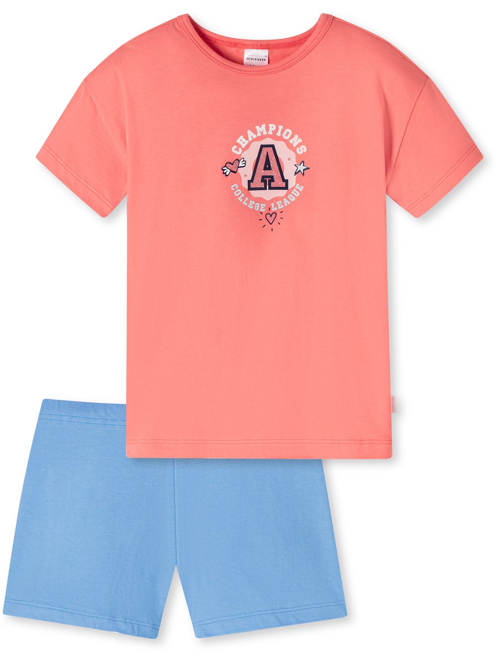 Schiesser Pyjama Mädchen koralle, 98 Image