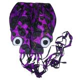 FRCOLOR Purple Frameless Octopus Kites Easy Flyer Kite Kids Long Tail Kites Good Toys without Flying Line for Beach Park Garden Playground