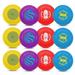 Wham-O - Frisbee - Fastback Flying disc - Misprint - Dog Friendly (12 Pack Blue+RED+Violet+Yellow)