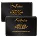 Sheamoisture African Black Soap With Shea Butter Skin Care Acne Prone Skin African Black Soap Face Wash Shea Moisture Soap Authentic African Black Soap Bar For Face And Body (2 Pack â€“ 3.5 Oz Ea)