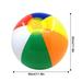 Rainbow Beach Balls Water Ball Inflatable Swimming Pool Toys for Summer Water Games Kids Birthday Party Supplies Combo Include Inflatable Beach Balls