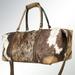 AD American Darling ADBGI123B Duffel Hair On Genuine Leather Women Bag Western Handbag Purse