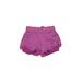 Avia Athletic Shorts: Purple Solid Activewear - Women's Size Medium