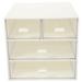 NUOLUX Transparent Jewelry Storage Case Jewelries Organizer Cosmetics Organizer Home Supplies