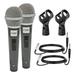 5 CORE Premium Vocal Dynamic Cardioid Handheld Microphone Unidirectional Mic with Detachable XLR Cable to inch Audio Jack and On/Off Switch for Karaoke Singing PM 18