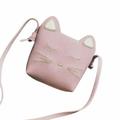 PMUYBHF Mini Crossbody Bags for Women Canvas Tote Bag for Women Large Small Cosmetic Bag Children S Bag Cute Princess Messenger Bag Girls Mini Bag Cat Baby Shoulder Bag Mobile Phone Bag