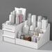 BECLOTH Makeup Organizer With Drawers Counter Top Organizer For Cosmetics Vanity Holder For Lipstick Brushes Lotions And Jewelry