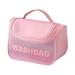 Fashion Deals Up to 40% Off Large Capacity Cosmetic Bag Wash Bag New Leather Fashion Letter Makeup Storage Bag