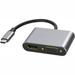 USB-C to HDMI VGA Adapter Compatible With iPad Mini 8.3 (2021 6th Gen) - Video Splitter HDTV Cable TV Video Hub Projector Converter