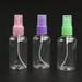 10pcs 30ml Refillable Transparent Travel Perfume Atomizer Bottles Pump Spray Bottles (Random Color)