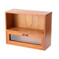 desktop storage holder Desktop Cosmetic Perfume Storage Cabinet Wooden Jewelry Storage Holder Cabinet