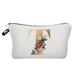 BELLZELY Christmas Ornaments Clearance Ladies Travel Portable Gold Digital Letter Printing Cosmetic Bag