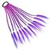 Wig Kids Hair Extensions for Girls Colored Decor Twisting Braid Headdress Short Purple High Temperature Wire Child