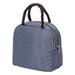 solacol Striped Bento Insulated Bag Cosmetic Bag Tote Bag Ice Bag Travel Outdoor Picnic Bag