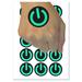 Power Button Symbol On Off Water Resistant Temporary Tattoo Set Fake Body Art Collection - 15 2 Tattoos (1 Sheet)