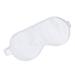 1Pc Silk Sleeping Eyeshade Comfortable Eye Mask Breathable Blindfold Night Eye Patch for Men Women (White)