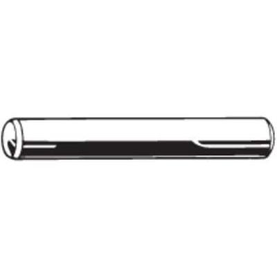 ZORO SELECT M39080.080.0040 Dowel Pin,Plain,8mm Dia. x 40mm L.,PK50