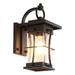 MIDUO Classic Rust Proof Wall Lantern Light Outdoor Wall Mount Sconce E26