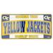 Georgia Tech Yellow Jackets NCAA Team Color License Plate