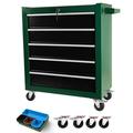 imerelez 5-Drawers Rolling Tool Chest Tool Cabinet on Wheels with Keyed Locking System and Drawer Liners Tool Chest with Link Buckle and can be Combined to Large Cabinet Set for Warehouse Garage
