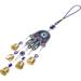 Garden Decorations Evil Eye Hanging Ornament Lucky Evil Eye Charm Evil Eye Car Hanging Decor Evil Eye Wind Chime European and American Zinc Alloy