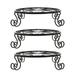 3pcs Iron Flower Pot Stand Metal Plant Stand Flower Pot Holder Potted Plant Holder