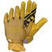 Battle Sports Triple Threat Youth Football Receiver Gloves Gold