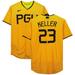 Mitch Keller Pittsburgh Pirates Player-Issued #23 Gold City Connect Jersey from the 2023 MLB Season