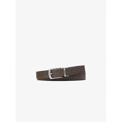 Michael Kors Reversible Signature Logo Belt Brown One Size