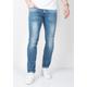 Straight-Jeans SUNWILL "Fitted fit" Gr. 34, Länge 32, blau (light blue) Herren Jeans Straight Fit