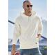 Kapuzensweatshirt JOHN DEVIN Gr. XXL (60/62), beige (creme) Herren Sweatshirts