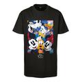 T-Shirt MISTERTEE "Herren Kids Disney 100 Mickey & Friends Tee" Gr. 146/152, schwarz (black) Jungen Shirts T-Shirts