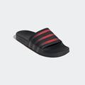 Badesandale ADIDAS ORIGINALS "ADILETTE" Gr. 40,5, rot (core black, better scarlet, core black) Schuhe Badeschuhe Surf-Boots